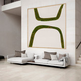 Moss Art - Abstract Series No. 001 (8' x 8')