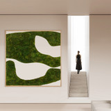 Moss Art - Abstract Series No. 016 (8' x 8')