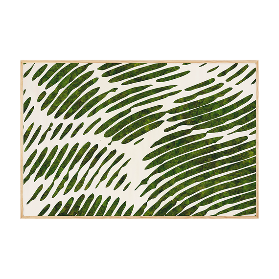 Moss Art - Aqua Series No. 002 (4'x 6')