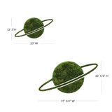 Saturn - Moss Wall Decor